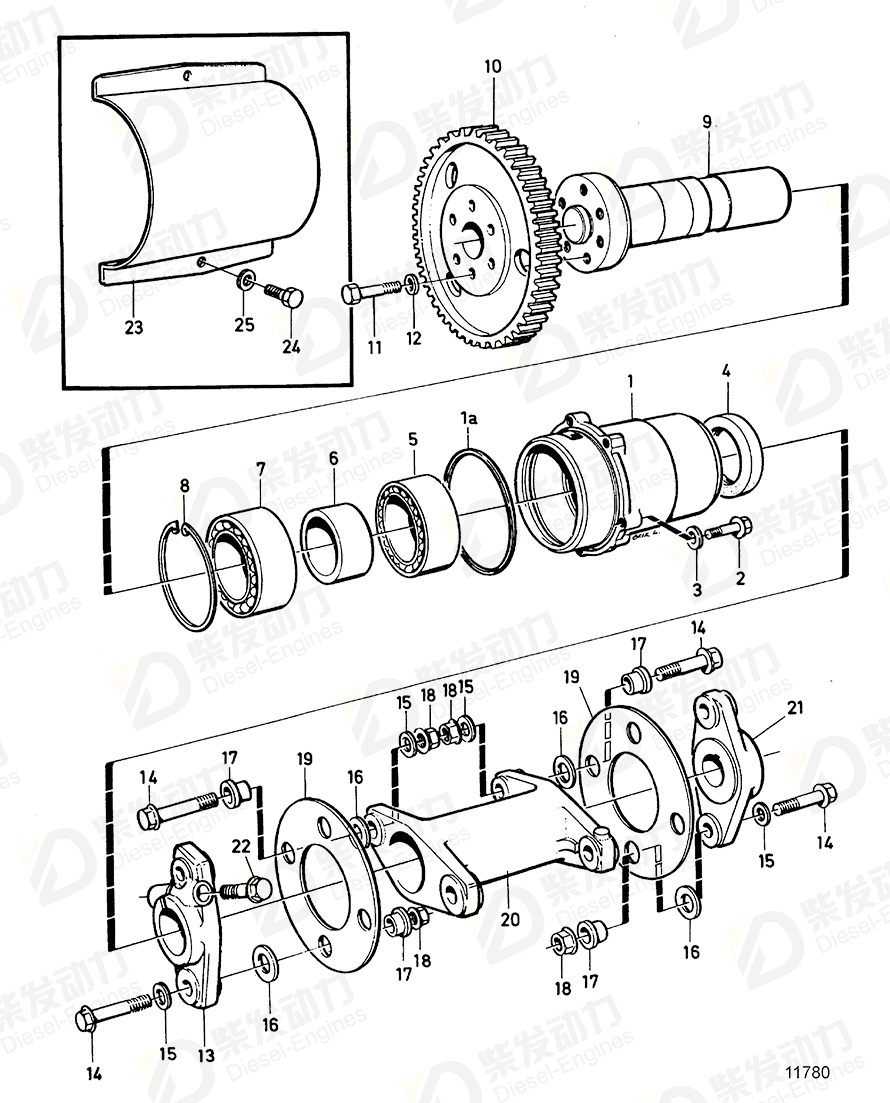 volvo penta Flange screw 471529 Drawing volvo penta Flange screw 471529 Drawing